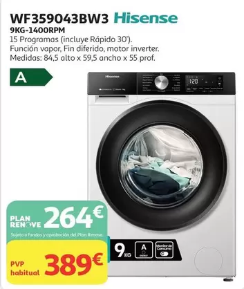 Hisense - WF359043BW3