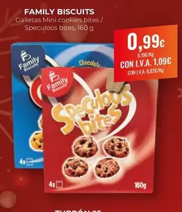 Family - Galletas Mini Cookies Bites