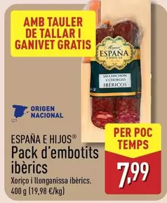 españa e hijos - Pack D'Embotits Iberics