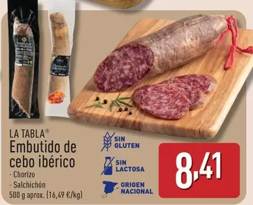 La Tabla - Embutido De Cebo Iberico
