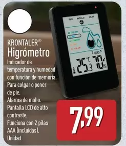 Krontaler - Higrometro
