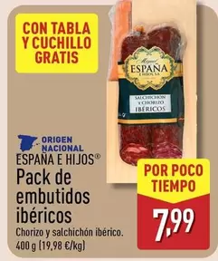 España E Hijos - Pack De Embutidos Ibericos