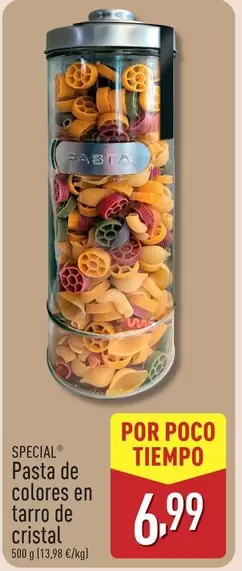 Special - Pasta De Colores En Tarro De Cristal