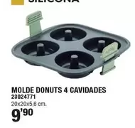 Molde Donuts 4 Cavidades