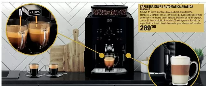 Krups - Cafetera Automatica Arabica