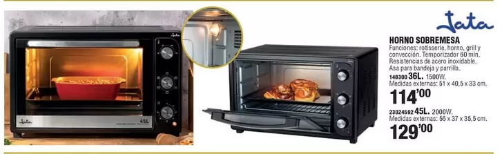 Jata - Horno Sobremesa 36L