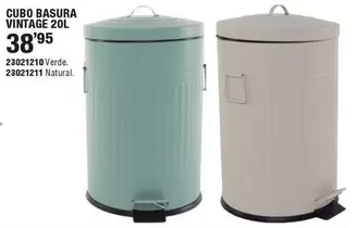 Cubo Basura Vintage 20L