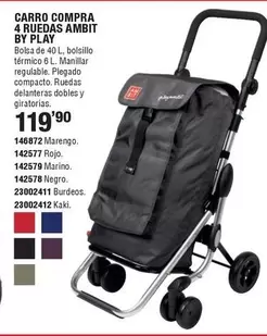 Ambit - Carro Compra 4 Ruedas By Play