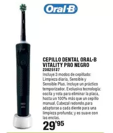 Oral B - Cepillo Dental Vitality Pro Negro