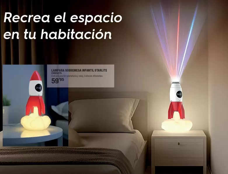 Lampara Sobremesa Infantil Starlite