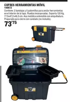 Ironside - Cofres Herramientas Móvil