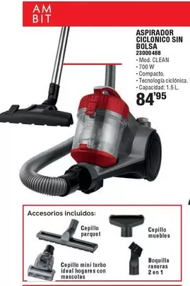 Ambit - Aspirador Ciclonico Sin Bolsa