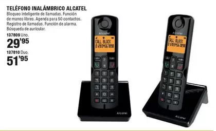 Alcatel - Telefono Inalámbrico