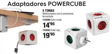 Powercube - Adaptadores 5 Tomas