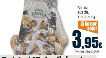 Patata Lavada, Malla