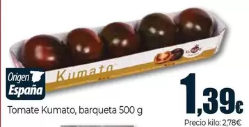 Tomate Kumato, Barqueta