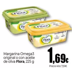 Flora - Margarina Omega3 Original O Con Aceite De Oliva