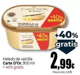 Carte d'Or - Helado De Vainilla