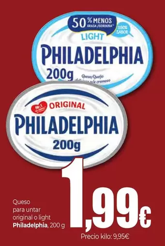 Philadelphia - Queso Para Untar Original Light