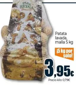 Papa Reina - Patata Lavada, Malla