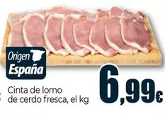 Cinta De Lomo De Cerdo Fresca