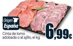 Cinta De Lomo Adobada O Al Ajillo