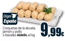 Aldelis - Croquetas De La Abuela Jamon Y Pollo O Bacalao
