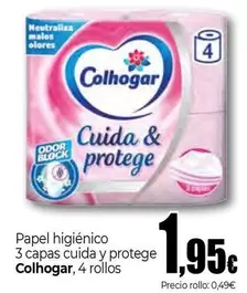 Colhogar - Papel Higiénico 3 Capas Cuida Y Protege