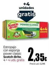 Scotch-Brite - Estropajo Con Esponja Power Classic