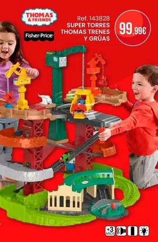 Fisher-Price - Super Torres Thomas Trenes Y Grúas