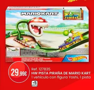 Hot Wheels - Hw Pista Piraña De Mario Kart