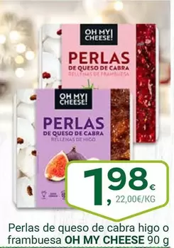 my - Perlas De Queso De Cabra Higo O Frambuesa