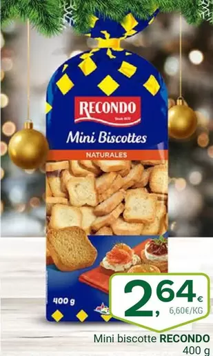 Recondo - Mini Biscottes