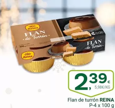 Postres Reina - Flan De Turron