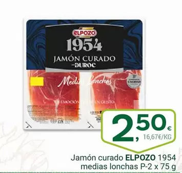elpozo - Jamon Curado 1954 Medias Lonchas