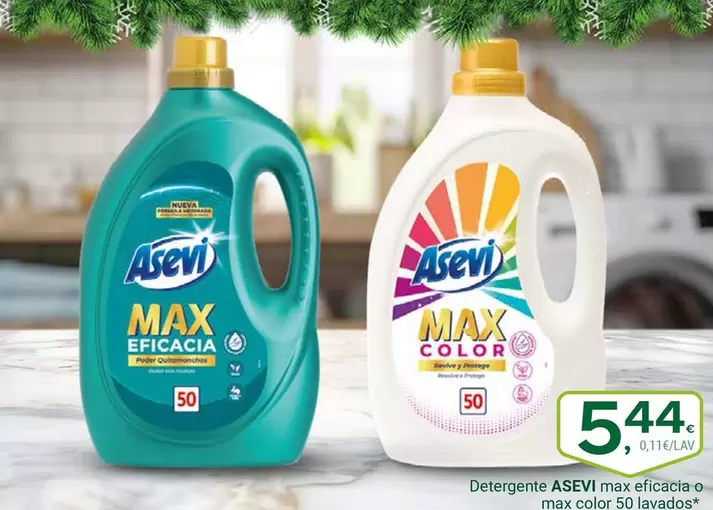 Asevi - Detergente Max Efficacia Max Color