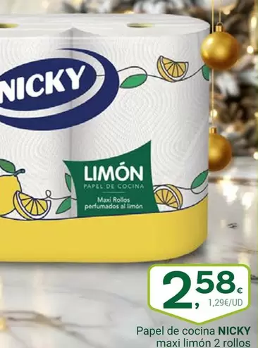 Nicky - Papel De Cocina Maxi Limon
