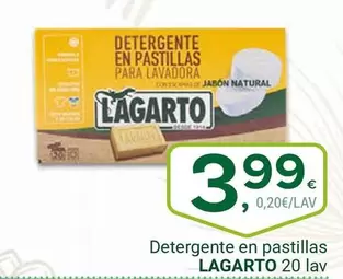 Lagarto - Detergente En Pastillas