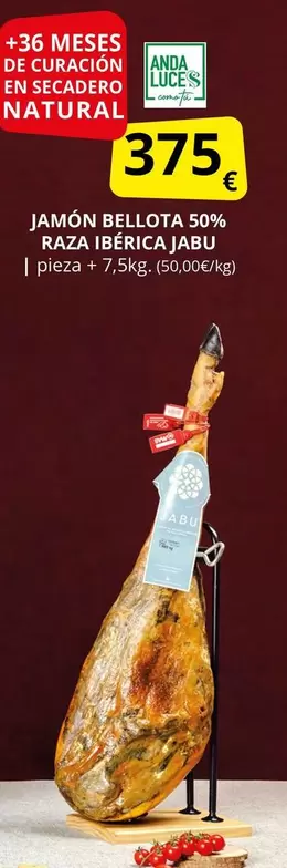 J&B - Jamón Bellota 50% Raza Ibérica Jabu