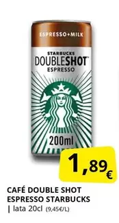 starbucks - Café Double Shot Espresso