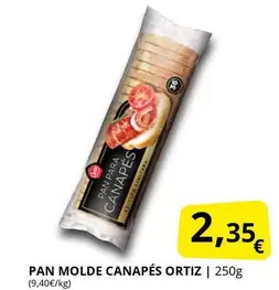 Ortiz - Pan Molde Canapés