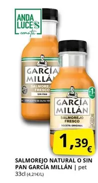 garcia millan - Salmorejo Natural O Sin Pan