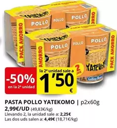 Yatekomo - Pasta Pollo