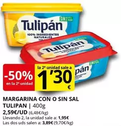 Tulipán - Margarina Con O Sin Sal