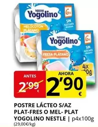 Nestlé - Postre Lacteo S/az Plat-fres O Mel Plat Yogolino