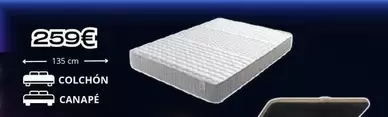Colchón Canapé 135 Cm