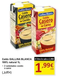 Gallina Blanca - Caldo 100% Natural