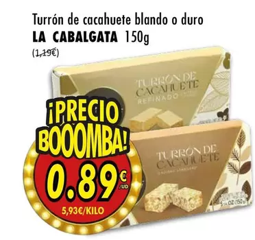 Turron De Cacahuete Blando O Duro