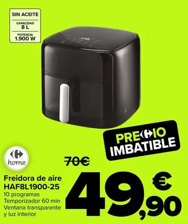 Carrefour Home - Freidora De Aire HAF8L1900-25