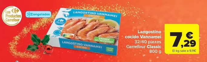 carrefour - Langostino Cocido Vannamei
